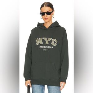 ANINE BING NYC Green Hoodie M